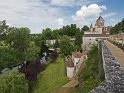 La Dronne vue du mur d'enceinte